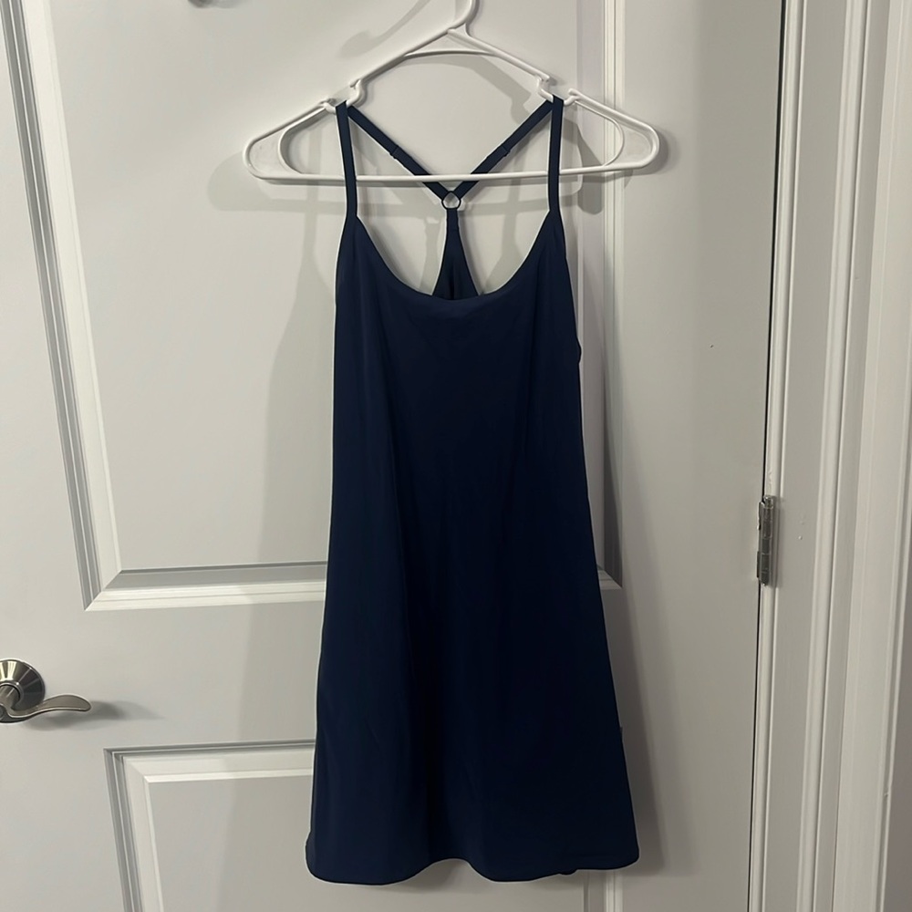 Outdoor Voices Exercise Dress in Navy S
